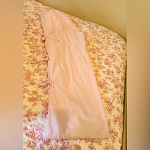Pink Women's Pants with Side Ties